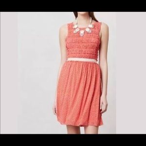 Anthropologie Postmark Polka Dot Dress
